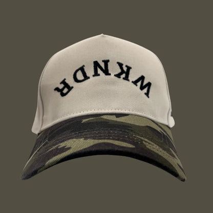 The Vintage Camo Hat front view by Weekender Hat Co.