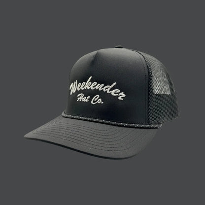 The Classic Weekender - Black Trucker Hat