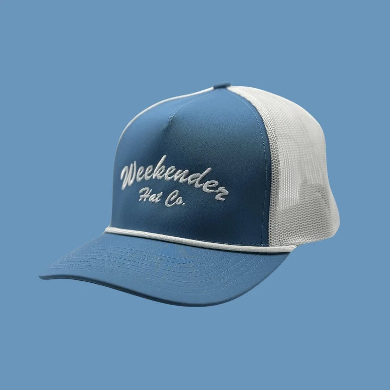 The Classic Weekender - Blue Trucker Hat