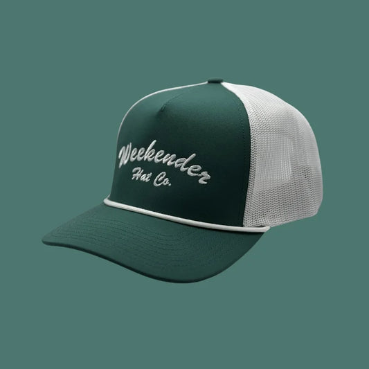 The Classic Weekender - Dark Green Trucker Hat